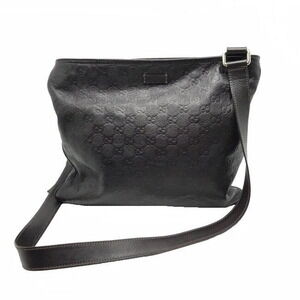 Gucci Shoulder Bag Guccissima Leather White Pattern Brown